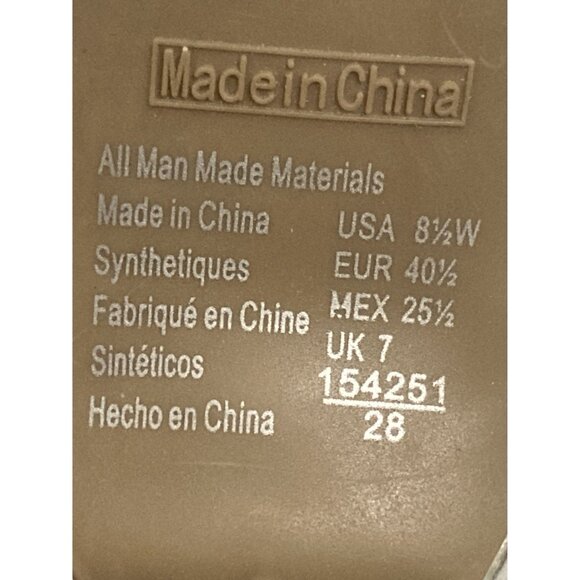 Brash Women's Size 8.5W (Wide) Silver High Heel Sandals shoes NWT - Picture 7 of 7